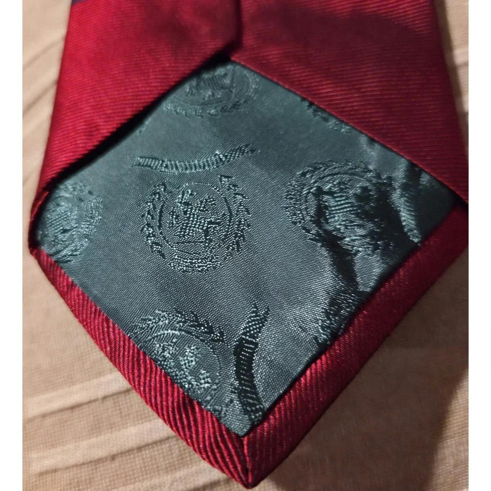 TOMMY HILFIGER Vintage Tie  Silk‎ Patchwork Color Block Harry Potterish